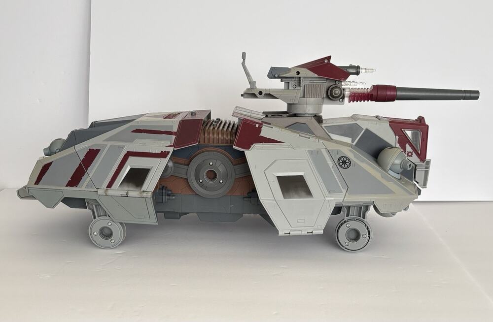 2008 Hasbro AT-TE Star Wars The Clone Wars Incomplete TESTED WORKS